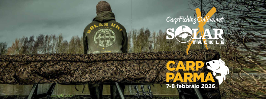 Siamo Stand Ufficiale Solar Tackle al Carp Parma 2026