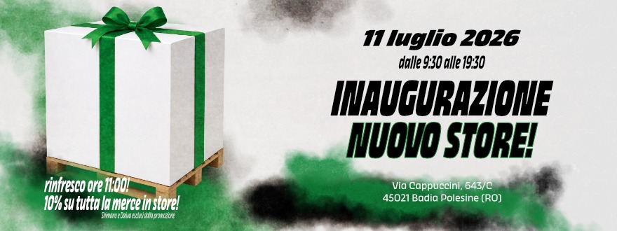Inaugurazione Nuovo Shop Sabato 11 Luglio